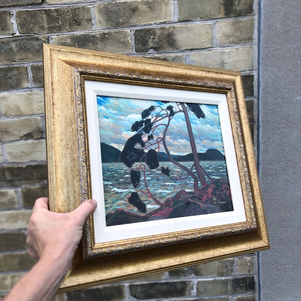 Framed Tom Thompson Group of Seven Artwork - Picture 8 of 8